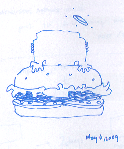 ink pen + paper + scan